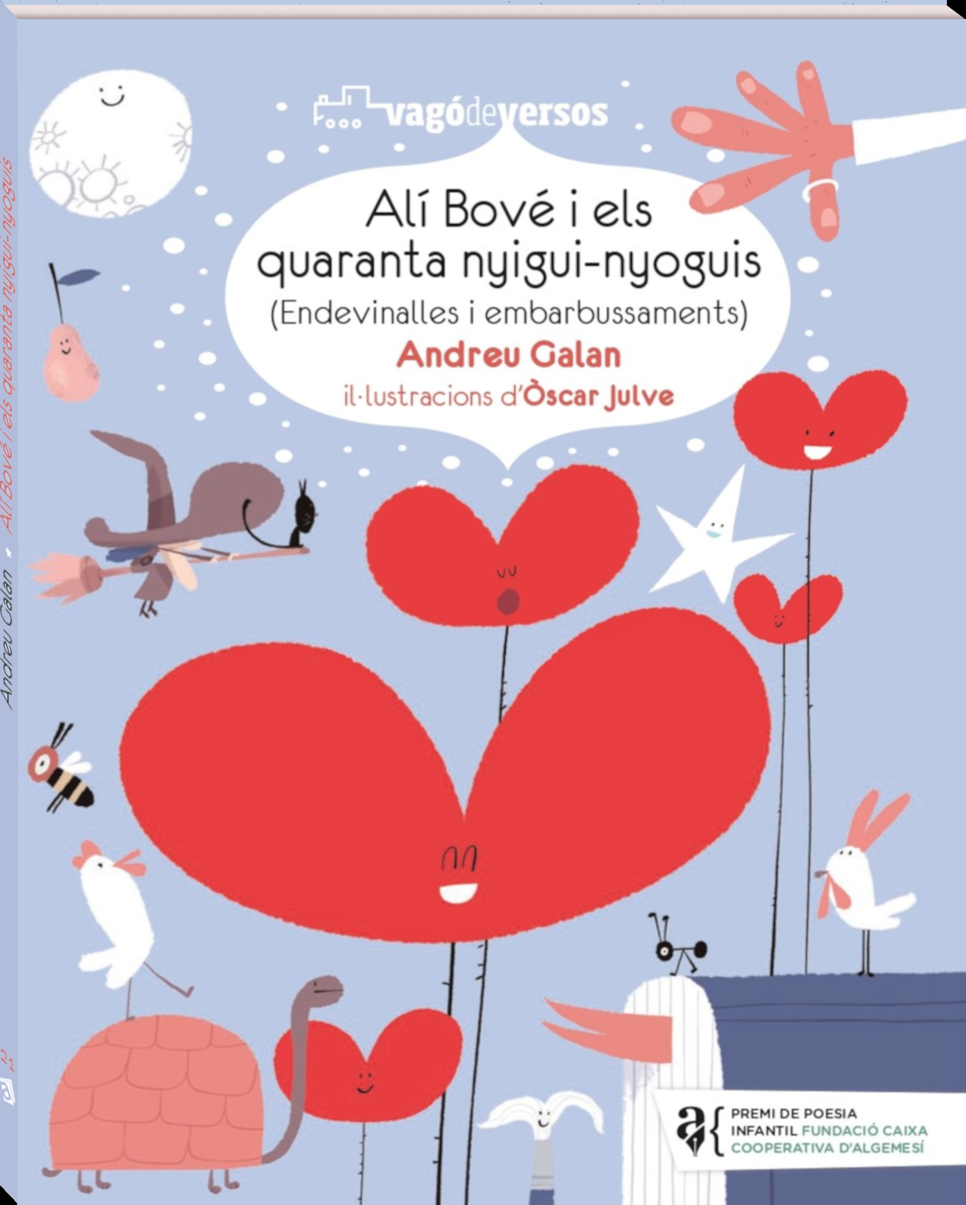 Coberta del poemari Alí Bové i els quaranta nyigui-nyoguis
