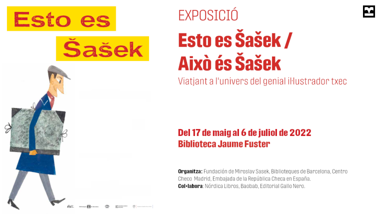 Autoretrat de l'il·lustrador Sasek i